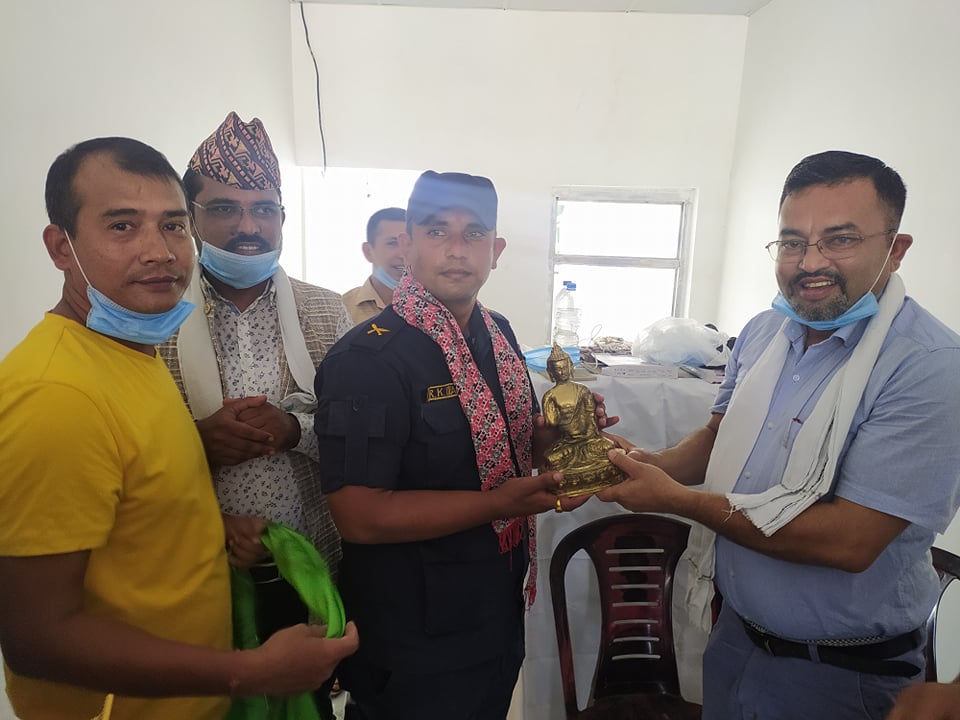 हरिवनबाट बिदा भए इन्सपेक्टर उपाध्याय