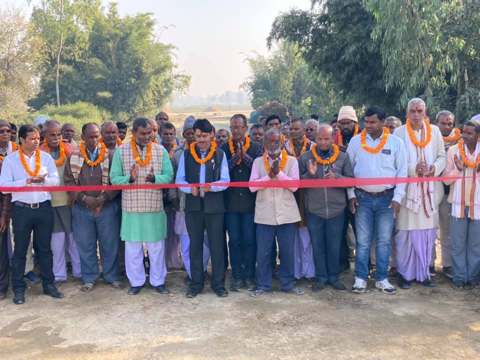 चन्द्रनगरमा प्रदेश सांसद् महतोले गरे पुल उद्घाटन