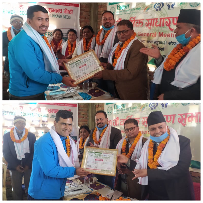 उज्यालो अभियानकर्मी ठाकुर र सापकोटा सम्मानित