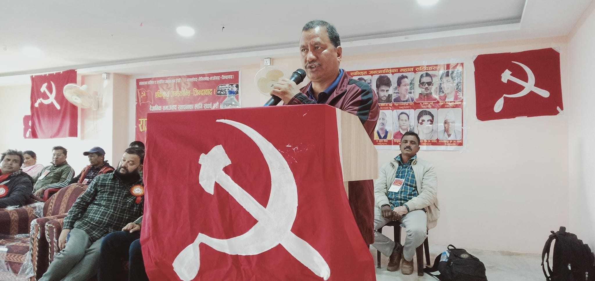 पत्थरकोटमा विप्लवको प्रशिक्षण