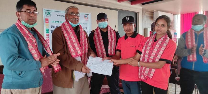 लालबन्दीमा रुपान्तरण जीवन उपयोगी तालिम सम्पन्न