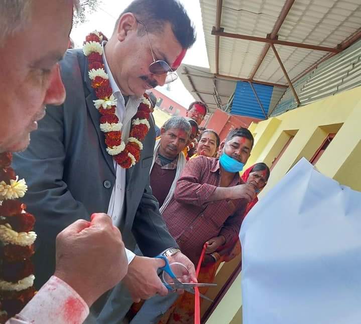 पिप्राभित्तामा विद्यालय भवन उद्घाटन