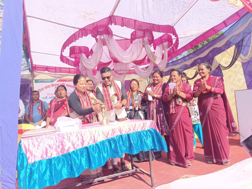 महिला साना किसान कालिन्जोरको नवौँ वार्षिक साधारण सभा सम्पन्न