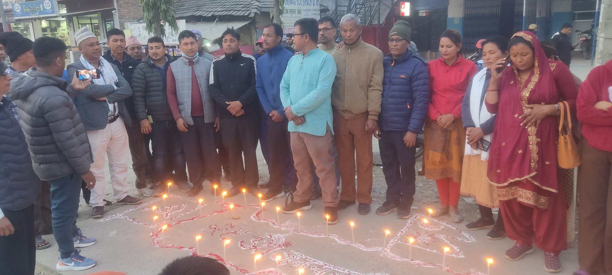 जनयुद्ध दिवसमा दीप प्रज्वलन