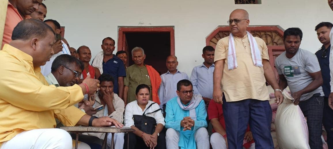 आगलागी पीडितलाई व्यक्तिगत सहयोग प्रदान