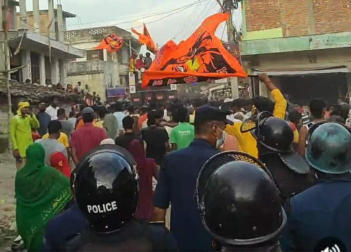 गणेश पूजाको मुर्ति बिर्सजन हुँदै, व्यापक प्रहरी परिचालन