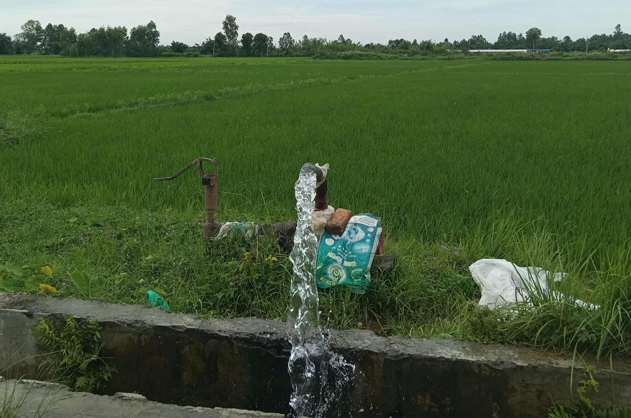 पानी नपर्दा सिँचाईका लागि मोटरको भर