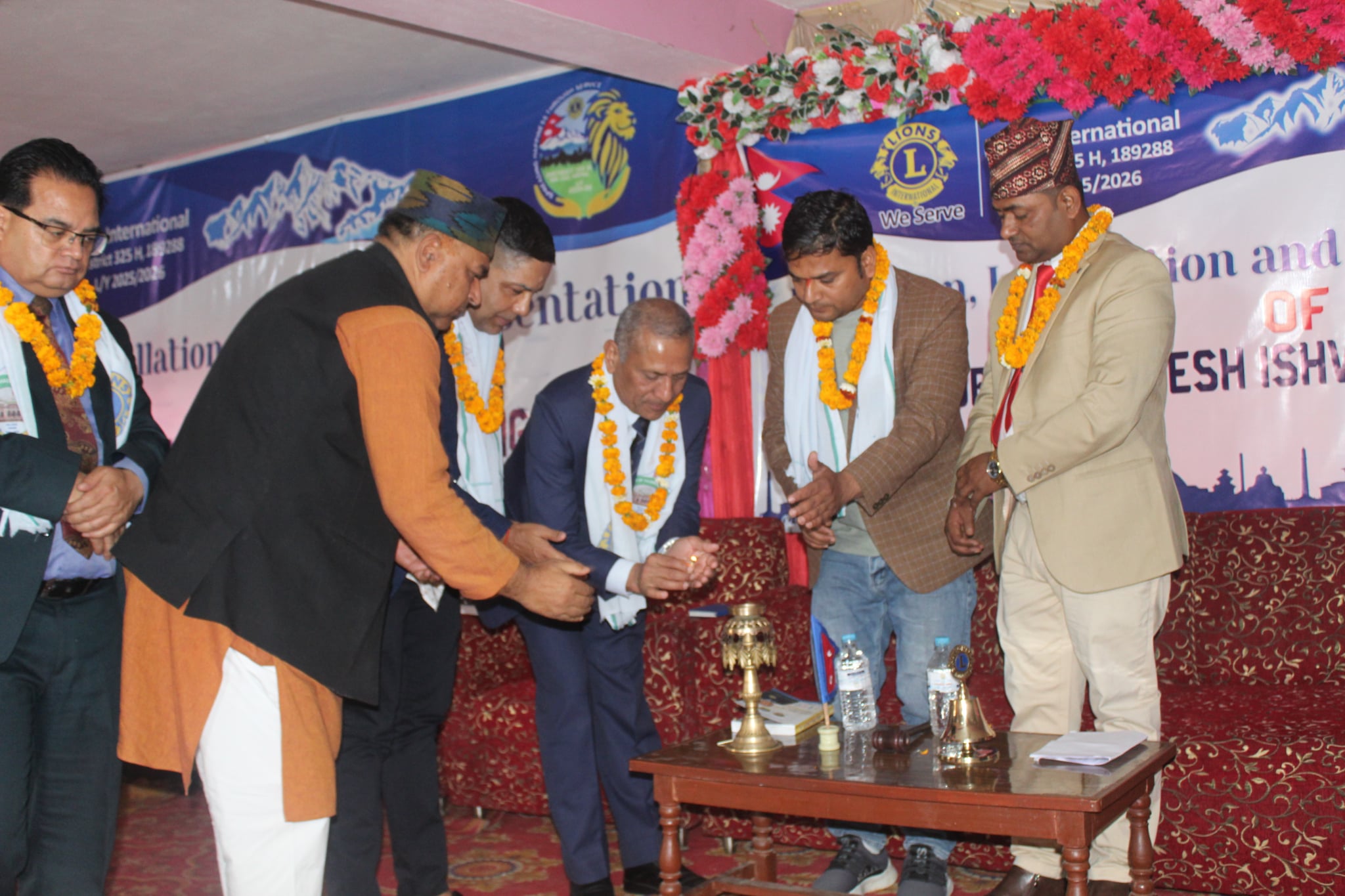ईश्वरपुरमा लायन्स क्लबको औपचारिक स्थापना