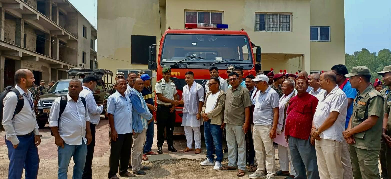 दमकल संचालन गर्न नेपाली सेनासँग ईश्वरपुर नगरपालिकाको साझेदारी