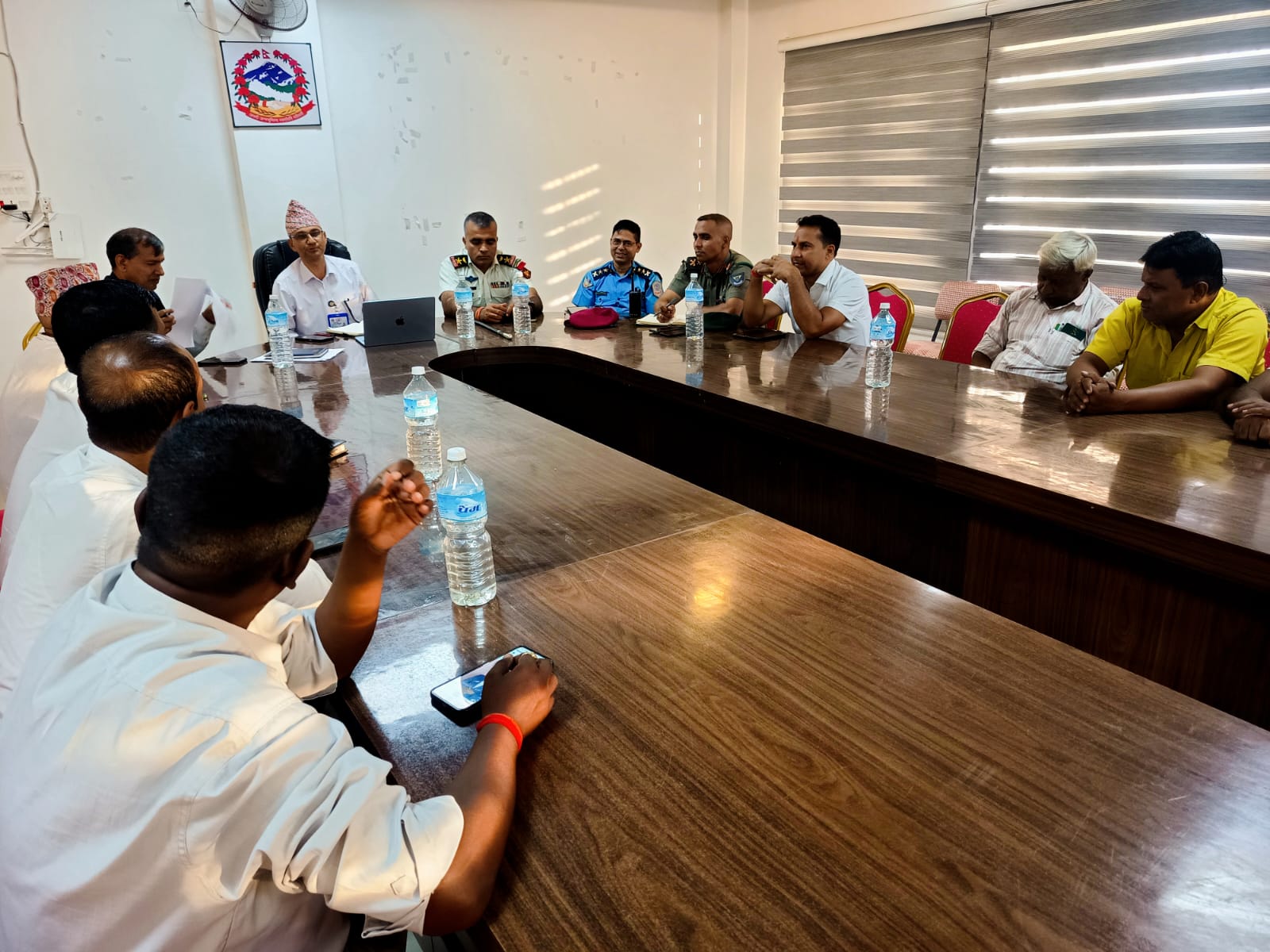 चक्रवातको प्रभाव पर्नसक्ने सम्भावनापछि बस्यो विपत् व्यवस्थापनको बैठक