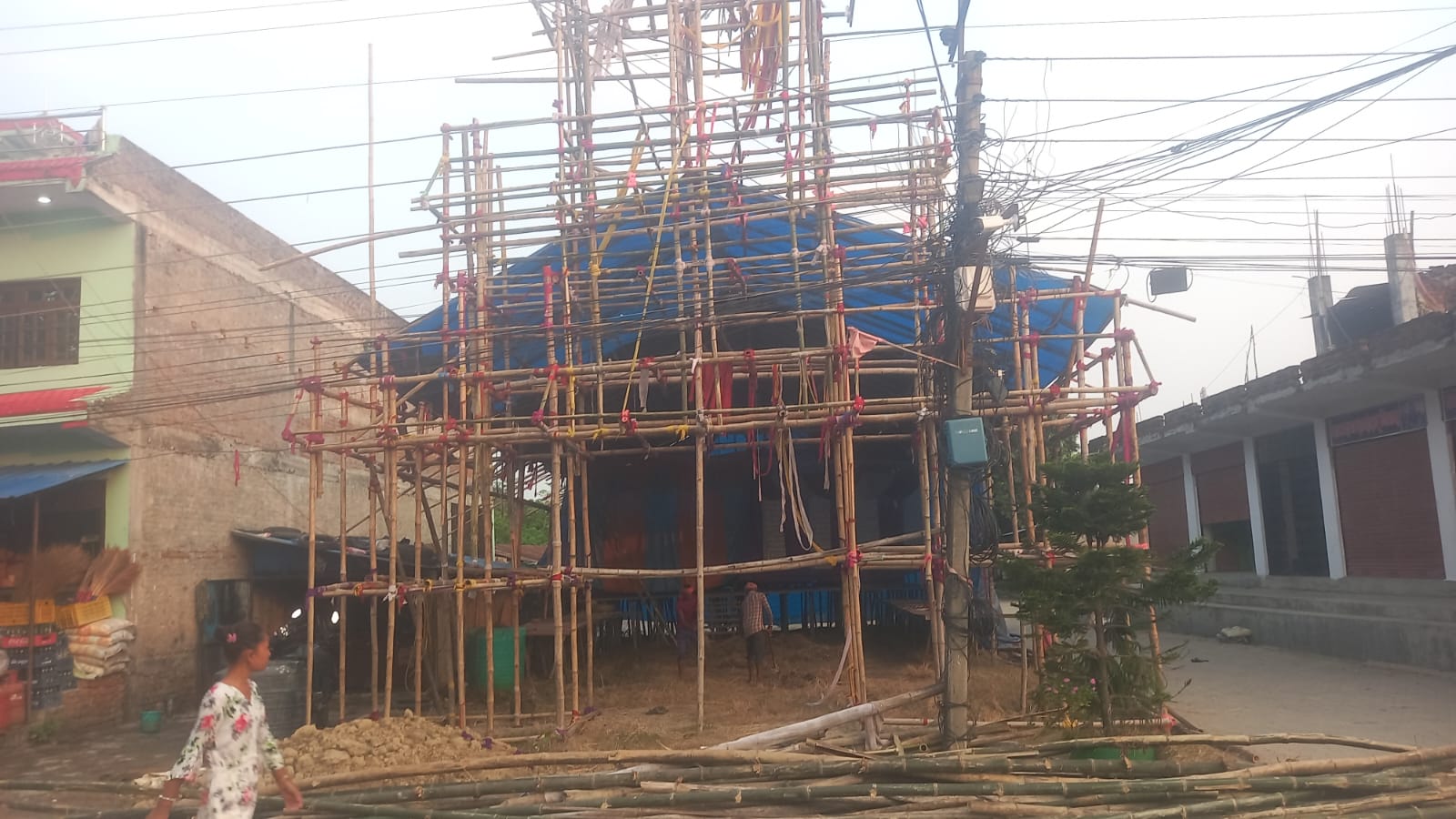 हरिवन–३ डाबरीमा भव्य दुर्गा पूजा मेला हुँदै